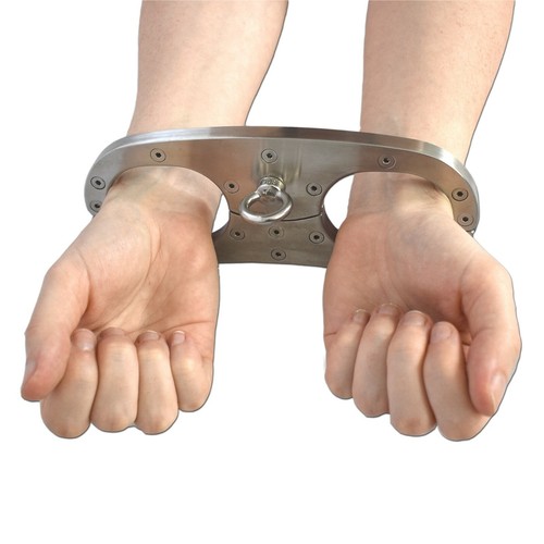 Schwere metall handschellen - schwere,