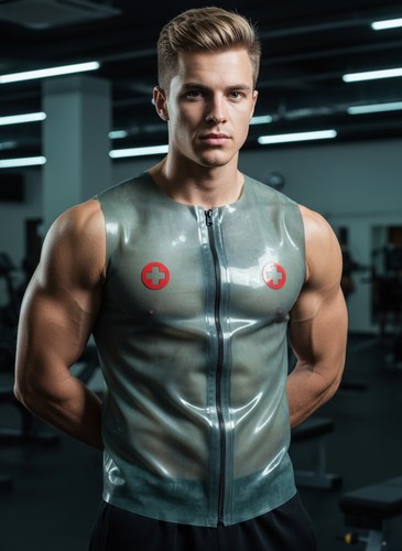Latex tank top muskelshirt - tank,