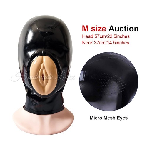 Latex gummi maske mit - latex,