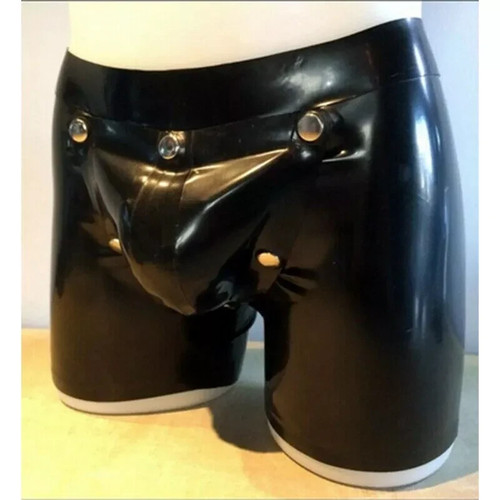Latex boxershorts gummi short - latex,